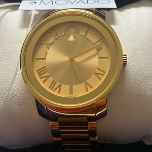 Gold Movado watch